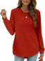 "Harper Luxe" Long Sleeve Tunic Top