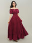 "Viola" Boho Tiered Maxi Dress