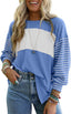 "Boardwalk Breeze" Striped Colorblock Top