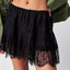 Celeste | Lace Trimmed Layering Skirt