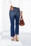 Emilia Cropped Kick Flare Jeans