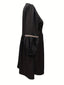 Solivra | Tribal Print Notched Neck Dress