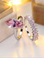 "Nova" Hidden Halo Solitaire Ring