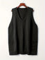 Novaira | Solid V-Neck Sweater Vest