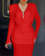 Solviera | Slim Fit Maxi Evening Dress