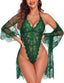 "Amour" Lace Robe Lingerie Set