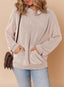 "Bree" Ribbed Knit Hoodie