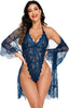 "Amour" Lace Robe Lingerie Set