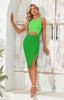 "Tessa" Cutout Midi Dress
