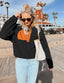 The "Cassie" Colorblock Fleece Pullover