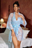 "Amour" Lace Robe Lingerie Set