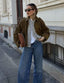 Noa | Faux Suede Oversized Jacket