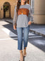 "Boardwalk Breeze" Striped Colorblock Top