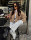 Noa | Faux Suede Oversized Jacket