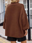 "Maeve" Slouch Knit Turtleneck Pullover