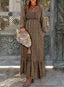Nivaro | Boho Floral Maxi Dress