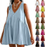 Nuvira | Sleeveless V-Neck Mini Sundress