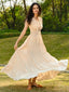 "Viola" Boho Tiered Maxi Dress