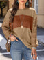 "Boardwalk Breeze" Striped Colorblock Top