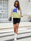 The "Cassie" Colorblock Fleece Pullover