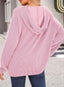 "Bree" Ribbed Knit Hoodie