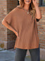 “Olive” Ribbed Tunic Knit