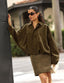 Noa | Faux Suede Oversized Jacket