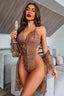 "Amour" Lace Robe Lingerie Set