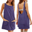 Clyora | Corduroy Overall Mini Dress with Pockets