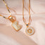 "Luna" Custom Letter Pendant Necklace