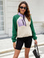 The "Cassie" Colorblock Fleece Pullover