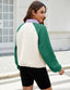 The "Cassie" Colorblock Fleece Pullover