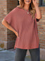 “Olive” Ribbed Tunic Knit