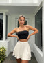 Lyra | 2-Piece Pleated Skort Set with Built-In Shorts