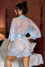 "Amour" Lace Robe Lingerie Set