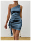 Eloria | One-Shoulder Ruched Mini Dress