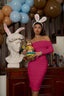 Velisse | Off-Shoulder Long Sleeve Ruched Party Mini Dress