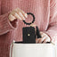Neutral Beaded Card Case with Wristlet