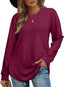"Harper Luxe" Long Sleeve Tunic Top
