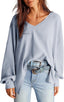 "Harlow" Waffle Knit Oversized Sweater