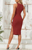 "Tessa" Cutout Midi Dress