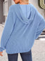 "Bree" Ribbed Knit Hoodie