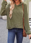 "Bree" Ribbed Knit Hoodie