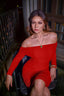 "Zara" One-Shoulder Ruched Mini Dress