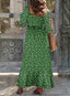 Nivaro | Boho Floral Maxi Dress