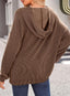 "Bree" Ribbed Knit Hoodie