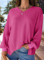 "Harlow" Waffle Knit Oversized Sweater
