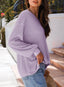 "Harlow" Waffle Knit Oversized Sweater
