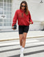 The "Cassie" Colorblock Fleece Pullover