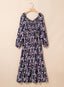 Nivaro | Boho Floral Maxi Dress